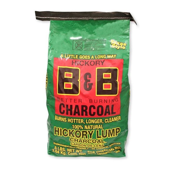B&B Charcoal Lump Charcl Hickry 8Lb 00084